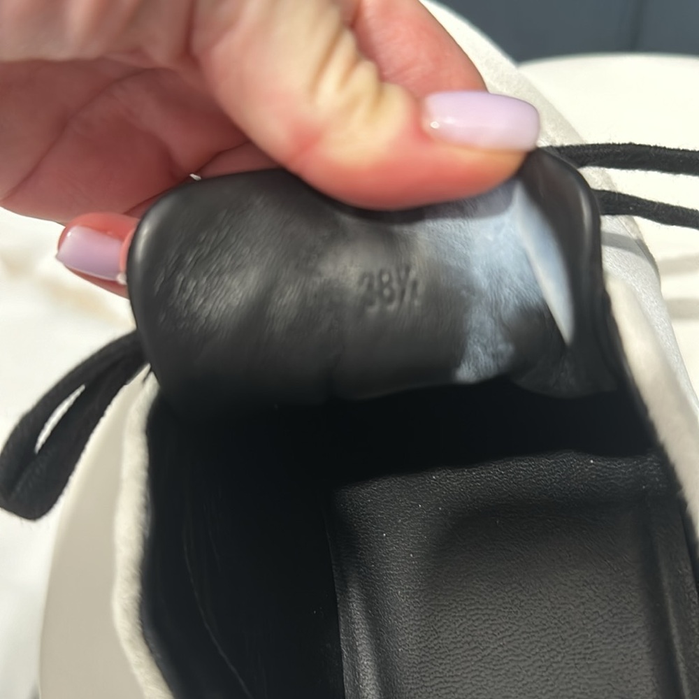 Hermes leather bouncing sneakers size 38.5 - Picture 9 of 12